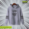 Live Like A King Grey Hoodie