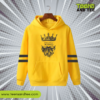 Live Like A King Yellow Hoodie