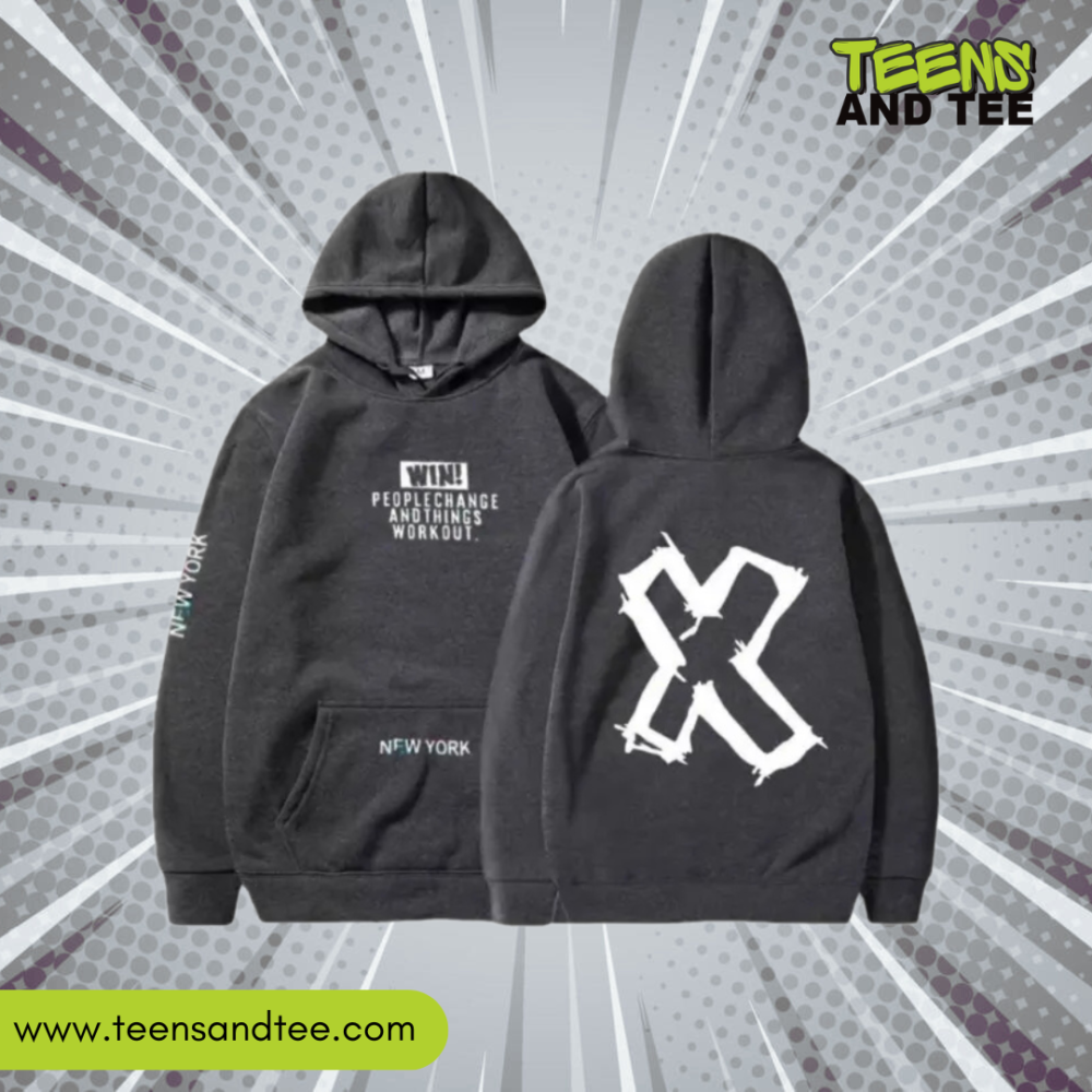 Gray New York Hoodie on Sale
