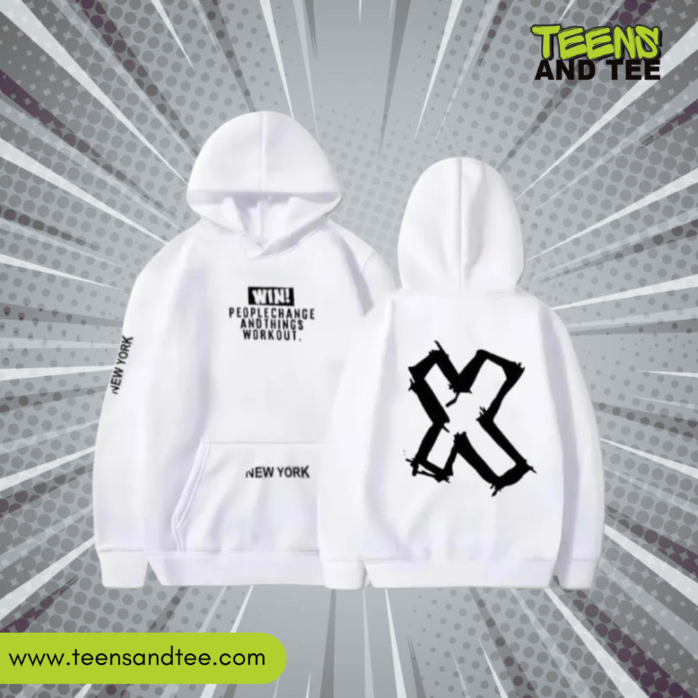 White New York Hoodie on Sale