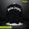 Palm Angels Black Sweatshirt on Sale