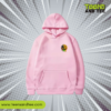 Smiley Pink Hoodie on Sale